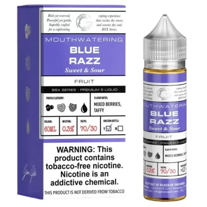 Blue Razz by Glas Bsx TFN – 60ml - Strength#0mg>3mg>6mg