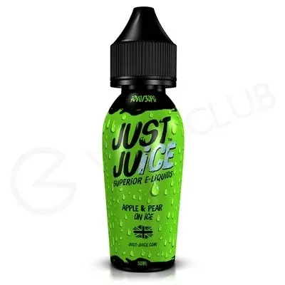 Apple & Pear On Ice Shortfill E-liquid by Just Juice 50ml