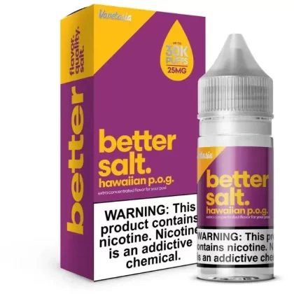 Hawaiian POG Nicotine Salt by Vapetasia Better Salt - Size#30ml~Nicotine#25MG>50MG