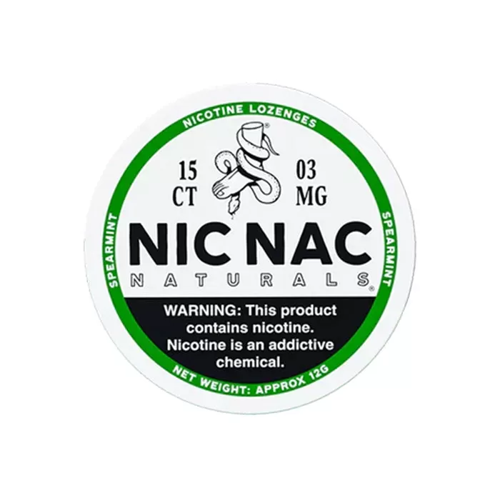 Nic Nac Spearmint Nicotine Lozenges - Image 3