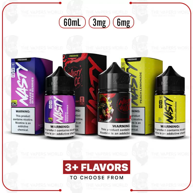 Nasty E-Liquid Vape Flavors 60ml - Thevapersworld