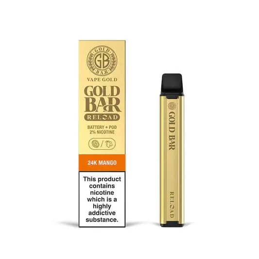 Gold Bar Reload Prefilled Pod Vape Kit - Raspberry Watermelon