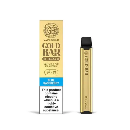 Gold Bar Reload Prefilled Pod Vape Kit - Raspberry Watermelon - Image 3
