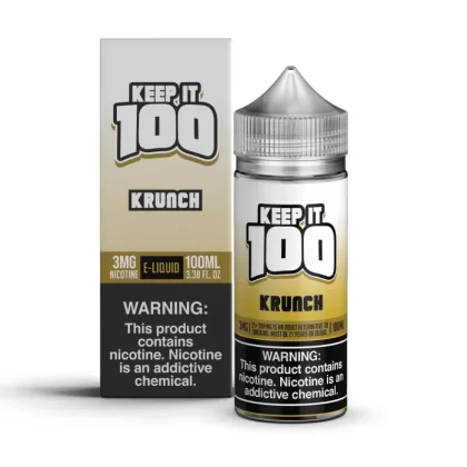 KEEP IT 100 - Krunch - 100ML E-Liquid - 0MG