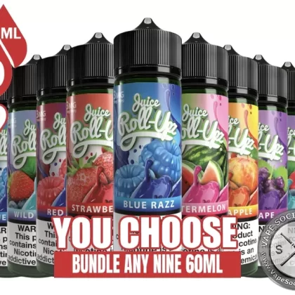Juice Roll Upz Bundle 9x60ml (540ml)