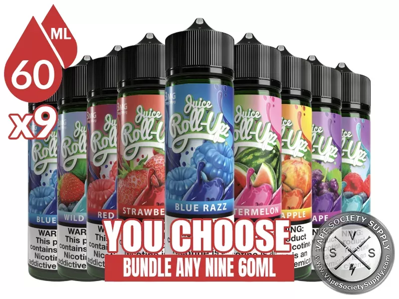 Juice Roll Upz Bundle 9x60ml (540ml)