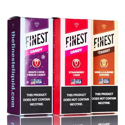 Finest E-Liquid - No Nicotine Vape Juice - 100mL - Spearmint