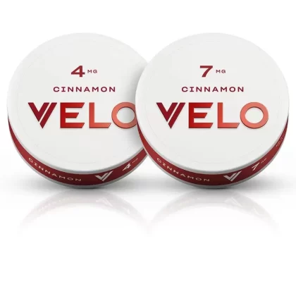 Velo Nicotine Pouches Cinnamon - Product#7mg (Max)>4mg~Packaging#Single Tin (D3C089)