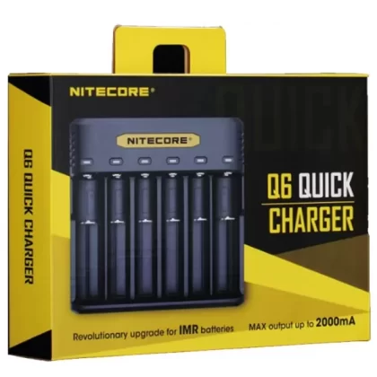 NITECORE Q6 QUICK UNIVERSAL BATTERY CHARGER (6-BAY) - Vapebazaar Pk
