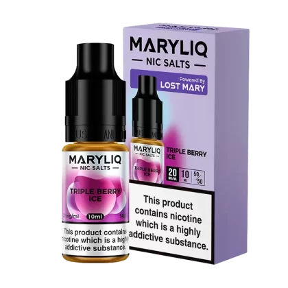 MaryLiq Triple Berry Ice 10mg & 20mg Nic Salt 10ml Liquid (10 pk)