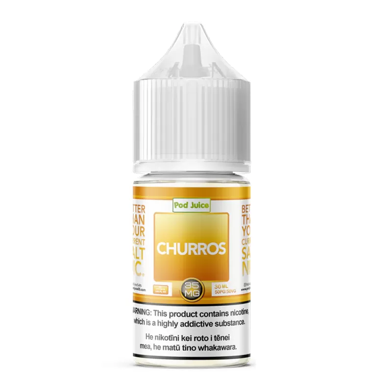 Pod Juice Salt – Churros 30ml (35, 55 mg) - Vapebazaar Pk - Image 2
