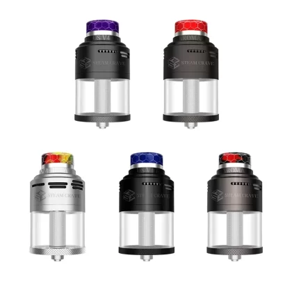 Original Steam Crave Aromamizer Plus V4 RDTA – Dual-Mode RTA/RDA Atomizer, 13ml Tank, Squonk Compatible, Mesh & Dual Coil – Worldwide