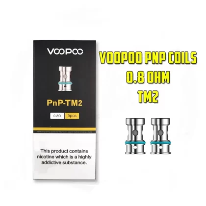VOOPOO PNP TM2 0.8OHM REPLACEMENT COILS - 1 PCS, Pack Of 3