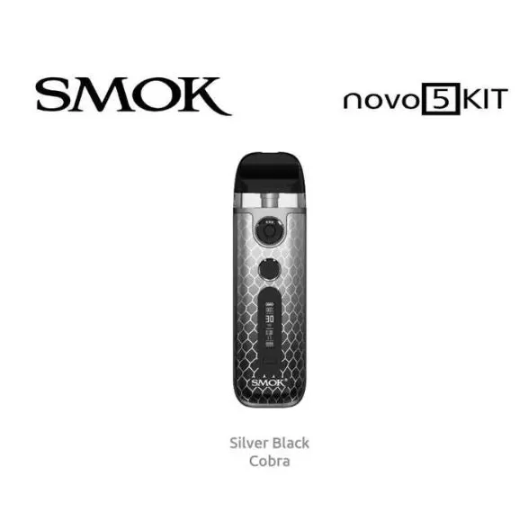 SMOK NOVO 5 30W POD SYSTEM - Black Cobra - Onlinevapegate - Image 2