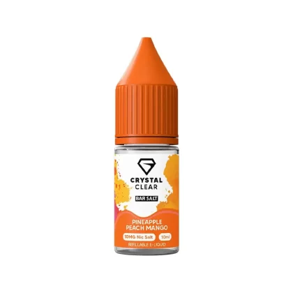 Crystal Clear Bar Salts Pineapple Peach Mango Nic Salt Vape Juice - 20mg