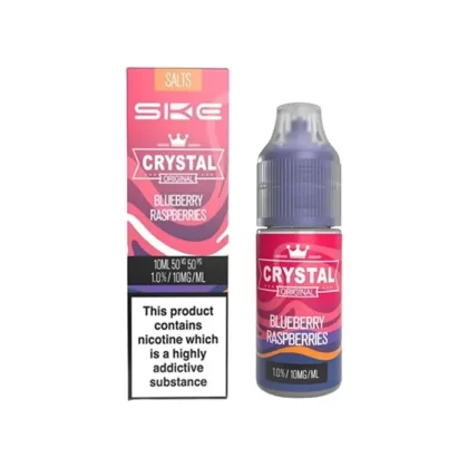 SKE Crystal Salts Blueberry Raspberries E Liquid 10ml - Nicotine Strength#20mg>10mg (36DB8F)