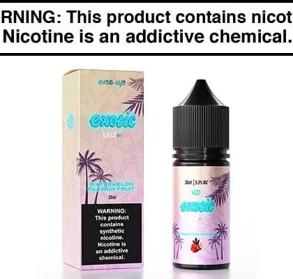WATERMELON PASSION FRUIT BY ONE UP EXOTIC SALTS 30ML - Vapejuice