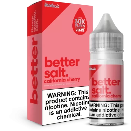better salt california cherry eJuice - Vape Product; Vape Product, Vape Product (0E5AF7)