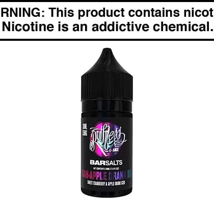 CRAN APPLE DRANK ON ICE BY RUTHLESS SALTS 30ML - Vapejuice