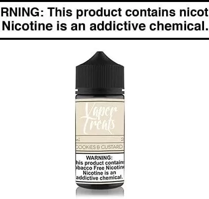 COOKIES & CUSTARD BY VAPER TREATS 100ML - Vapejuice