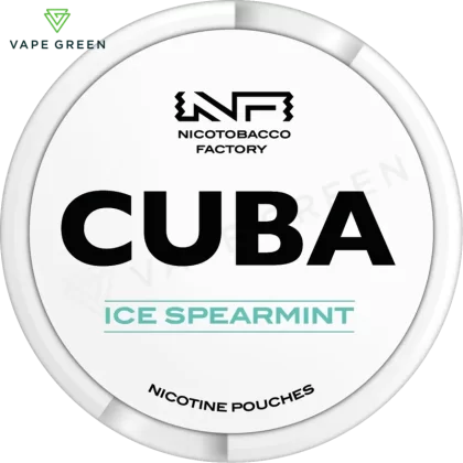 Ice Spearmint Nicotine Pouches by Cuba