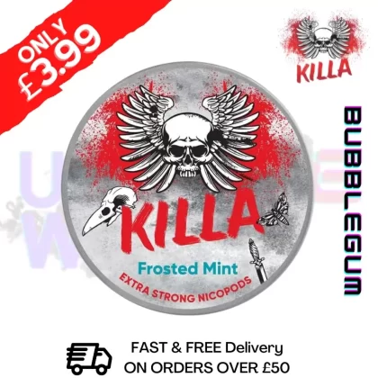 Frosted Mint Killa Nicotine Pouches NicoPod Nic Pouch (16.5mg)