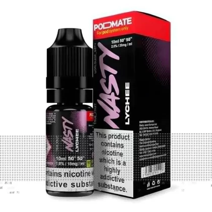 Nasty Podmate Lychee Nic Salt Vape Juice - Strength#20mg
