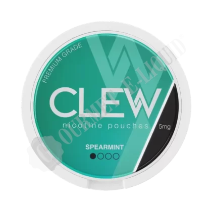 Spearmint CLEW Nicotine Pouches - Nicotine Strength#5mg>10mg>20mg