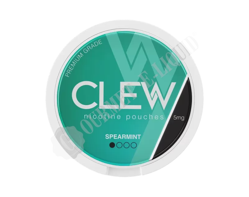 Spearmint CLEW Nicotine Pouches - Nicotine Strength#5mg>10mg>20mg