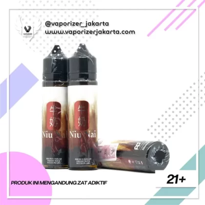 NIU NAI BROWN SUGAR FRESH MILK WITH PEARL 60 ML 3&6 MG