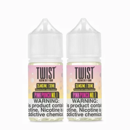 Twist Salt Pink Punch Lemonade Nic Salt Pre-Steeped 60mL