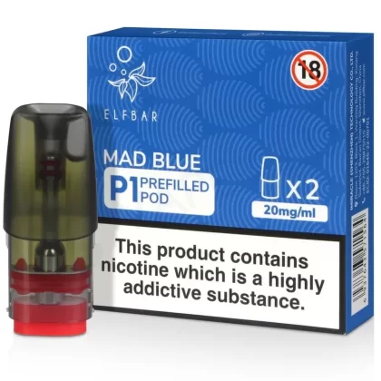 Mad Blue Elf Bar Mate P1 Prefilled Pod - Eliquidsupply