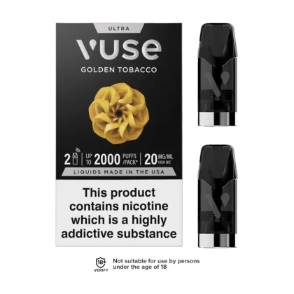 Golden Tobacco Vuse Ultra Smart Pod - Vapeshop Co