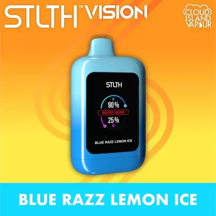 STLTH VISION Disposable Vape – Blue Razz Lemon Ice