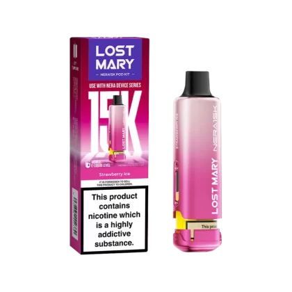Strawberry Ice Lost Mary NERA15K Refill Pack - Vapeshop Co