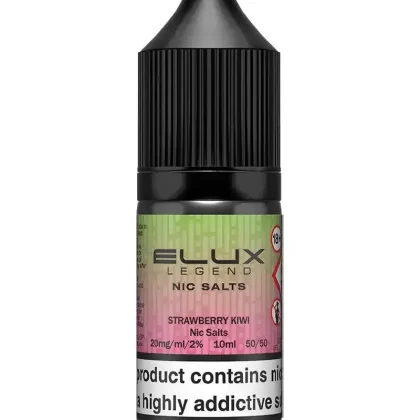Elux Legend Strawberry Kiwi Nic Salt Vape Juice - 10mg