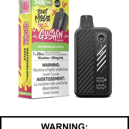 Gushin Watermelon Apple Flavour Beast Beast Mode Max 2 Disposable Vape