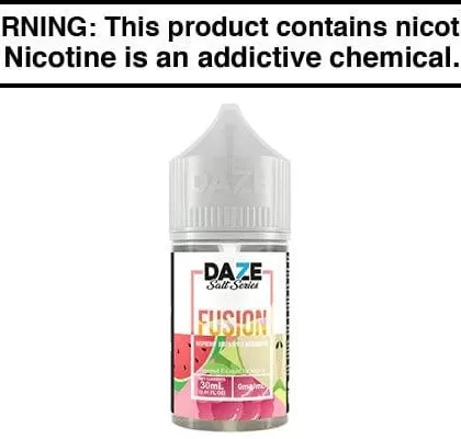 RASPBERRY GREEN APPLE WATERMELON ICED BY 7 DAZE FUSION SALT 30ML - Vapejuice