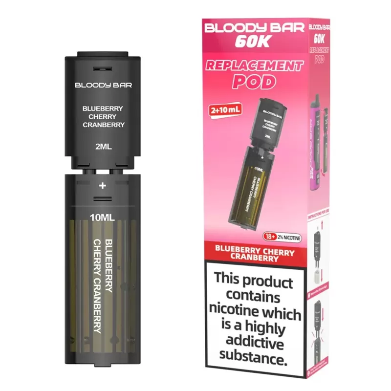 Bloody Bar 60K Prefilled PODS - Lemon Lime - Londonvapewholesale Co - Image 2