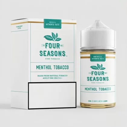 Menthol Tobacco by Four Seasons 60mL E-Liquid – Made in USA - Vape Product; Vape Product, Vape Product (56C1A6)