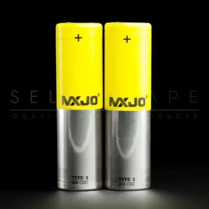 MXJO Yellow 3000mAh 18650 Batteries (2 Pack)