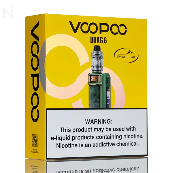 VooPoo Drag 6 220W Full Kit - Green - Image 3