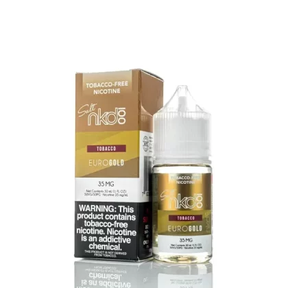NKD 100 Salt E-Liquid - Euro Gold - 30ml - 50mg