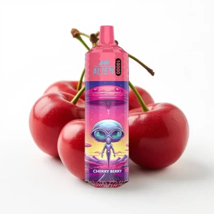 JNR Alien 10000 Puffs Cereza Baya 850mAh 20ml Tipo-C Mexico vape - Fumotvapemexico