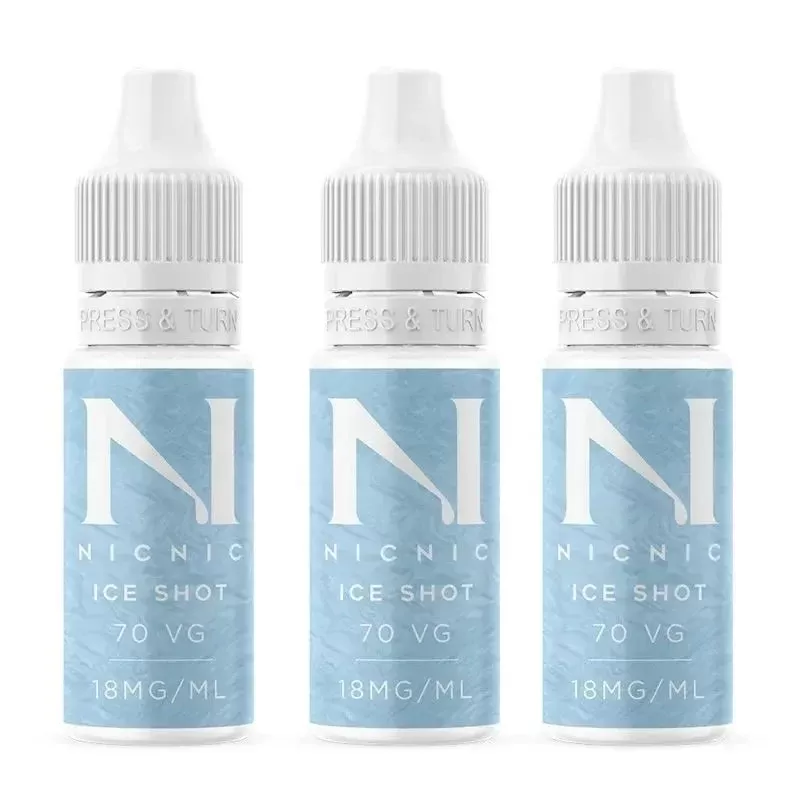 NicNic Ice 70-30 18mg Nicotine Shot