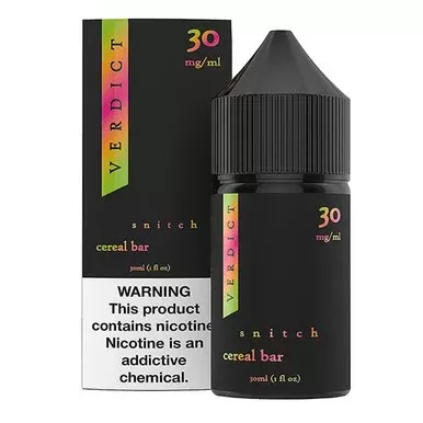 Snitch – Cereal Bar by Verdict Salt Series E-Liquid 30mL