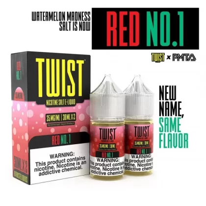Twist Salts | Red No. 1 - Nicotine#50mg>35mg (42E1BE)