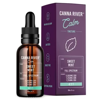 Canna River⁺ Full Spectrum CBD Calm Tincture 60mL