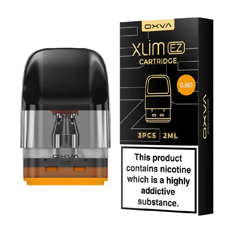 Oxva XLIM EZ Cartridge Pods - Resistance#0.4ohm (3ml)>0.6ohm (3ml)>0.8ohm (3ml)>1.2ohm (3ml)>0.8ohm 2ml