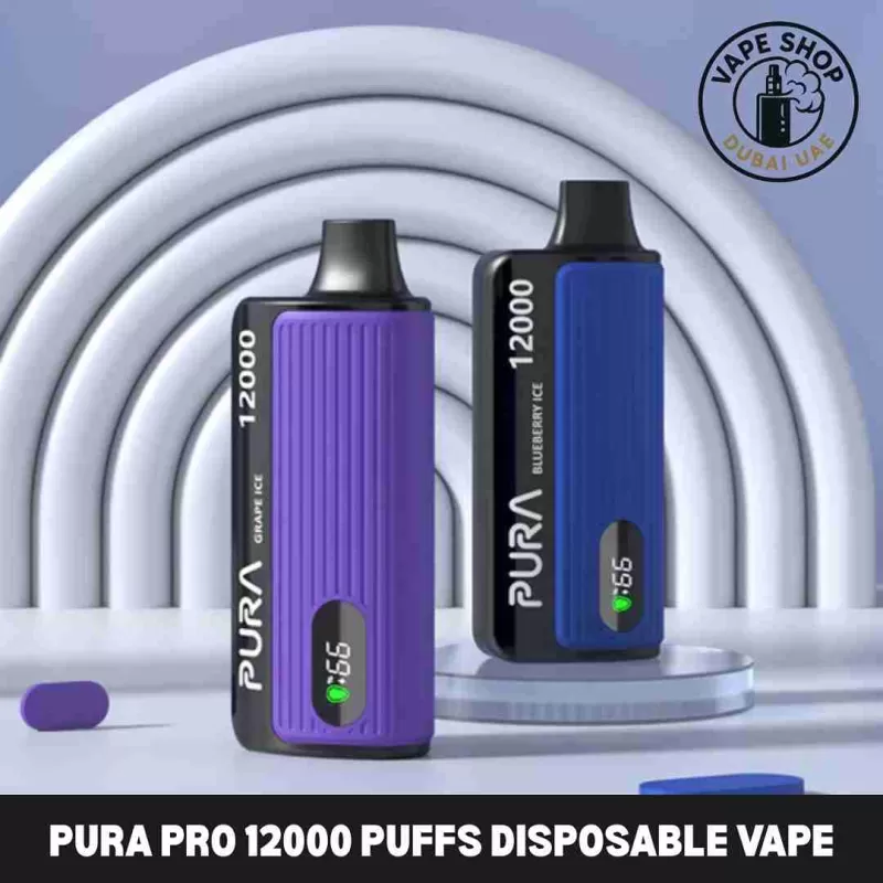 PURA Pro 12000 Puffs 20MG and 50MG Disposable Vape In Dubai